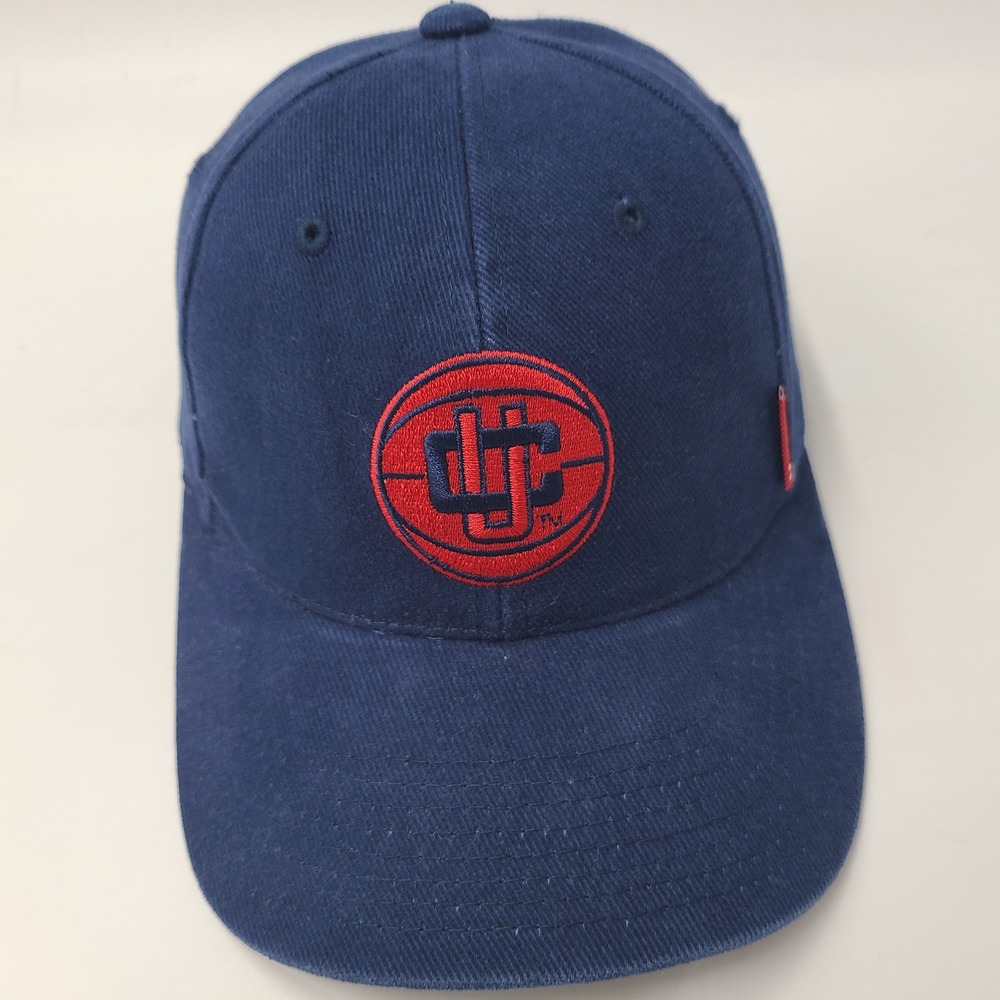 Vintage UConn Huskies Hat Adjustable (Fits Small) Nike Blue Red NCAA Connecticut